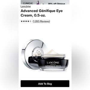 COPY - NWOT Lancôme Advanced Génifique Yeux eye cream Full size 0.5 fl oz FREE …